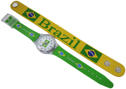 BRASILIEN SPORTUHR + ARMBAND DAMENUHR HERRENUHR KIDS