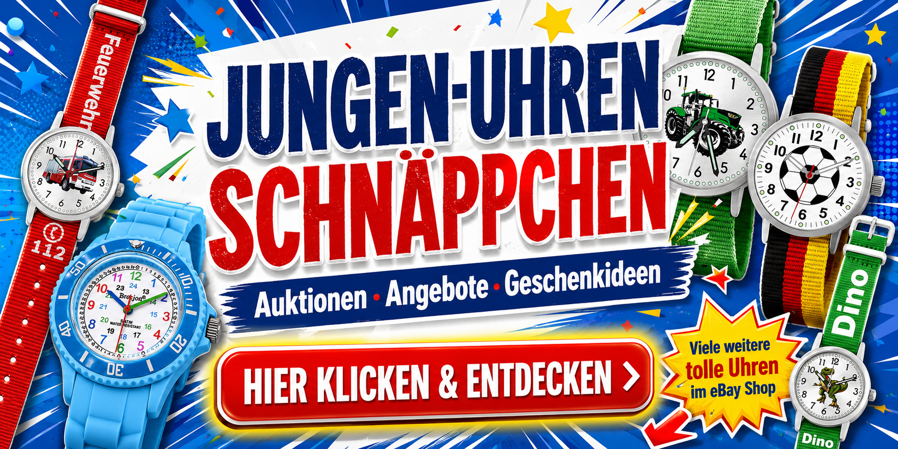 Viele weitere Jungen-Uhren Schnäppchen, Auktionen, Angebote und Geschenkideen im eBay Shop entdecken